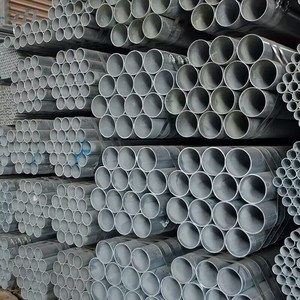 <span class=keywords><strong>Tube</strong></span> en <span class=keywords><strong>acier</strong></span> rond galvanisé à haute teneur en zinc 200g/m², antirouille, pour serres et échafaudages, emballage en lot, exportation maritime - Product Image 4