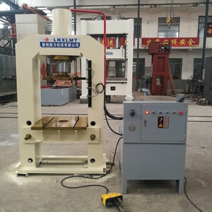 เครื่องอัดไฮดรอลิกแบบโครง H พร้อมแม่พิมพ์ 150KN ควบคุมด้วย PLC พร้อมมอเตอร์เกียร์และเครื่องยนต์ ปรับแต่งได้ รุ่น Y42-20 - Product Image 5