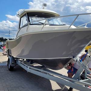 <span class=keywords><strong>20</strong></span> pieds Profisher Sport vitesse Gospel bateau de luxe en aluminium <span class=keywords><strong>moteur</strong></span> <span class=keywords><strong>hors</strong></span>-<span class=keywords><strong>bord</strong></span> cabine nouvel état australie vente Yacht de pêche - Product Image 1