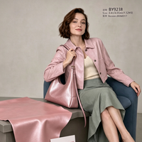 Tissu en cuir synthétique PU effet perle, cuir artificiel métallique pour sacs à main, chaussures, accessoires