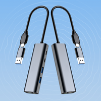 Base de Conexión USB 3.0 Directa de Fábrica, Hubs USB de Alta Velocidad con Tasas de Transferencia de hasta 5Gbps, USB-A, USB-C, RJ45, Internet 1000M