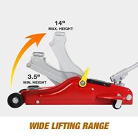 Gato Hidráulico de Carretilla de Buena Calidad para Taller, 2T 3T 5T, Horizontal, para Servicio Automotriz y Garaje, Gato de Suelo para Coche