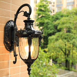 Nouveau extérieur classique Style européen étanche Led Antique lampadaire de jardin en aluminium - Product Image 2