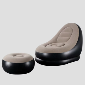 customized Inflatable <strong>Air</strong> <strong>Sofa</strong> Portable Lounger <strong>Air</strong> <strong>Sofa</strong> Chair Single Outdoor Lazy <strong>Air</strong> <strong>Sofa</strong> <strong>Bed</strong> With Footstool - Product Image 2