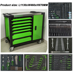 Chất lượng cao 200pcs cơ khí sửa chữa công cụ thiết lập hộp cho hội thảo chuyên nghiệp nhiệm vụ nặng nề công nghiệp có thể khóa công cụ Xe đẩy/tủ - Product Image 3