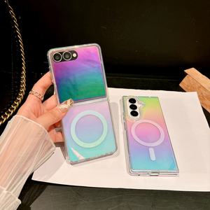 <span class=keywords><strong>Funda</strong></span> Magnética con Degradado de Arcoíris para <span class=keywords><strong>Samsung</strong></span> <span class=keywords><strong>Galaxy</strong></span> <span class=keywords><strong>Z</strong></span> <span class=keywords><strong>Flip</strong></span> ZFold 7 6 5 <span class=keywords><strong>4</strong></span> 3, <span class=keywords><strong>Funda</strong></span> Rígida con Carga Inalámbrica Colorida - Product Image 1