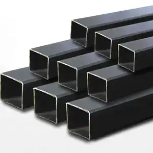 Bonne qualité 50x50 Stkr400 q235b Tube en acier carré tuyau carré en carbone 4x4 Tube rectangulaire carré pour la construction