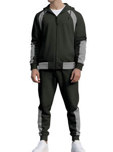 RUIQUWIN Conjunto Deportivo de 2 Piezas para Hombre, Talla Grande, Sudadera con Cierre y Pantalones Deportivos Holgados, Transpirables, para Primavera - Product Image 4