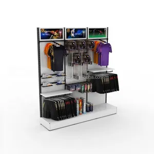 Artworld Displays Clothes Shop Fittings Showcase Cabinets Sports Store Wall Clothing Display Rack Sports Suits Display Stand