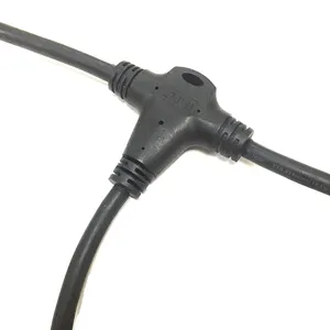 LLT T types ip65 waterproof cable splitter connector