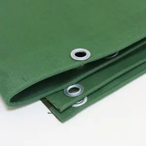Custom Size Waterproof Tarp Tent Canvas Tarpaulin Fabric