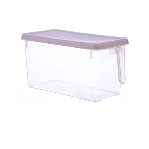 Square Handle PP Plastic Food <b>Storage</b> Organizer <b>Boxes</b> with Sealed Design 3-6L Capacity Refrigerator <b>Storage</b> Containers - Product Image 3