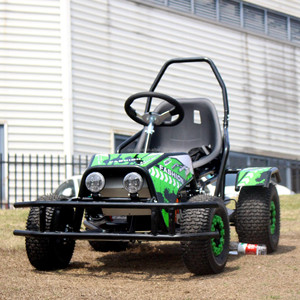 QIQU Go Kart Eléctrico Comercial de 48V 20Ah con Motor sin Escobillas y Eje de Transmisión de Largo Alcance para Niños, Ideal para Parques de Diversiones - Product Image 3