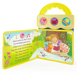 123 Mes premiers mots-Appuyez et jouez Livres sonores en silicone à 5 boutons - Product Image 2