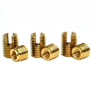 Insertos roscados moleteados de latón, acero inoxidable cromado, para buje de rueda, tuerca Acron, tubos, perillas, tornillos y bujes - Product Image 2