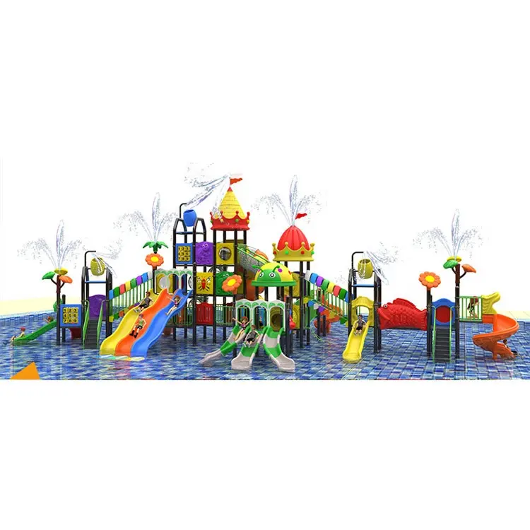 Diapositives d'équipement de terrain de jeu de grands parcs aquatiques extérieurs d'amusement de temps d'été d'enfants à vendre