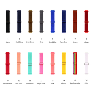 20/22 مطاط نايلون كوريا لفيتبيت بالعكس سوار معصم حساس سوار ساعة إكسسوارات حزام - Product Image 3