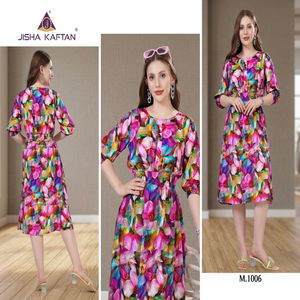 Haute demande Style indien Western Wear Premium plume soie manches longues régulier fantaisie exportation vêtements accessoires inde - Product Image 2