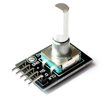 Potentiomètre Module de sortie d'impulsion numérique blocs de construction électroniques KY-040 de Module d'encodeur rotatif à 360 degrés