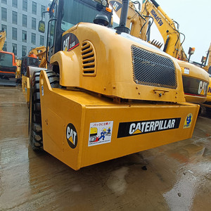Used Caterpillar CS683E Road Roller Vibratory Smooth Drum 92KW Power Cheap Price on Sale Motor Engineering Machinery - Product Image 6