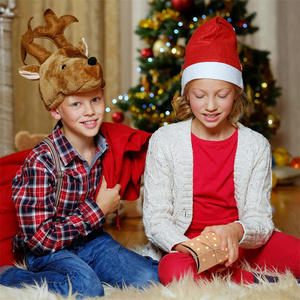 Cajas de Regalo Pequeñas Tipo Almohada, Cajas de Regalo de Papel Kraft para Año Nuevo, Cajas de Regalo Tipo Almohada Navideñas con Cuerda para Bodas, Cumpleaños y Fiestas - Product Image 4
