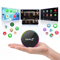 Adaptateur sans fil Carlinkit Ai Box Dongle pour voiture, compatible Android Auto et CarPlay, connexion rapide 5 en 1, écran miroir vidéo