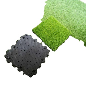 Tegole in Gomma Riciclata, Tappetini Modulari a Incastro per Erba Artificiale e Ginnastica - Product Image 1