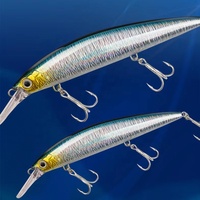 MISTER – leurre de pêche dur de 12.6cm de long, minnow coulant de 35g