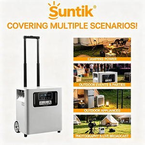 Centrale Électrique Portable Tout-en-un 5500W avec Onduleur de Stockage d'Énergie Domestique, Générateurs Solaires MPPT 10000 Watts, Batterie Solaire Domestique - Product Image 3