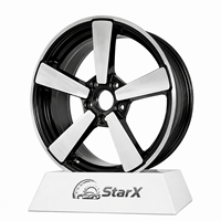 Nuevas Llantas Deportivas Cóncavas de Aleación de 17/18 Pulgadas 5x112, Llantas Ligeras para Tuning para VW Golf GTI Golf R, Mejora del Rendimiento