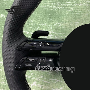 Volante Auto Personalizzato Rotondo in Pelle Adatto per Mercedes Benz W213 C238 W463 W464 W222 C217 <span class=keywords><strong>CLS</strong></span> <span class=keywords><strong>C257</strong></span> W205 C63 AMG - Product Image 2
