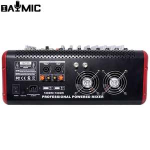 Professional Sound <strong>Mixer</strong> 8 Channels Power <strong>Mixer</strong> 2*350W 16dsp With 2 Channels Wireless Microphone Stage Performance - Product Image 3