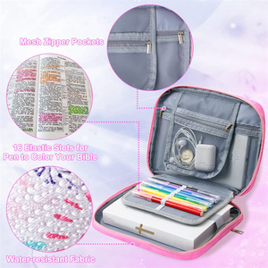 Bolsa Grande para Biblia con Asa, Accesorios para Estudio Bíblico para Niños, Estuche Multifuncional para Transportar Libros, Funda para Biblia de Iglesia - Product Image 5