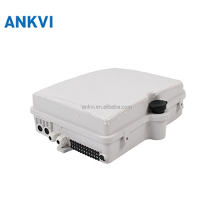 กล่องกระจายไฟเบอร์ออปติก 24 พอร์ต FQX-002 สีขาว IP65 สำหรับติดผนังภายนอกอาคาร ABS FTTH - Product Image 3