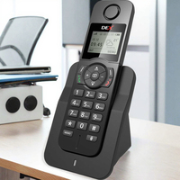 Système de téléphonie IP numérique DECT longue distance avec répondeur Téléphone sans fil en langue russe