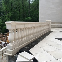 Usine vente directe pierre balustrade de balcon balustrade en marbre pierre balustrade d'escalier