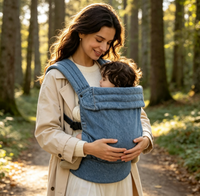 Porte-bébé pliable de luxe certifié CE, facile à ranger, ergonomique, en lin de qualité supérieure, haute capacité de charge, pour bébés de 0 à 3 ans