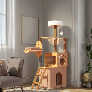 Factory Direct Custom <b>Cat</b> Climbing <b>Tree</b> Fashion Large Size Modern Pet Products Pet Toy <b>Cat</b> Climbing Frame <b>Cat</b> Climbing <b>Tree</b> - Product Image 1