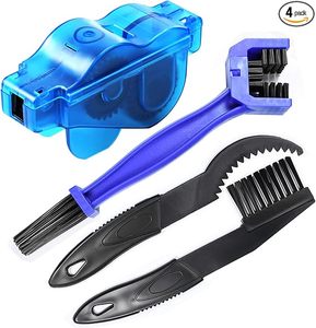 <span class=keywords><strong>Kit</strong></span> de <span class=keywords><strong>Limpieza</strong></span> para <span class=keywords><strong>Bicicleta</strong></span> de 4 Piezas - Limpiador de Cadena y Juego de Cepillos, Apto para Bicicletas de Montaña, <span class=keywords><strong>Carretera</strong></span>, BMX, Transmisión, Engranajes y Casetes - Product Image 1