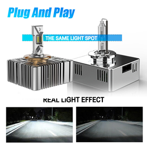 D1S D2S D3S D4S D8S Bombilla LED 90W 6000K Lámpara de cabeza Plug and Play <span class=keywords><strong>Xenon</strong></span> HID a LED D1S D3S para proyector de coche Bombilla de faros - Product Image 5