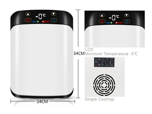 10 litros DC 12 voltios portatil <span class=keywords><strong>no</strong></span> <span class=keywords><strong>frost</strong></span> cosmetico <span class=keywords><strong>mini</strong></span> bar congelador refrigerador - Product Image 4