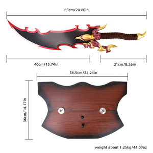 Hot Anime Solo nivelación arma Props Demon King's Toy Sword Halloween Props Craft para Cosplay colección regalos <span class=keywords><strong>de</strong></span> cumpleaños - Product Image 2