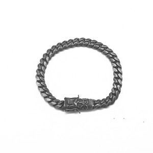 Yunnique Pulsera de cadena de moda con diseño de ancla de plata tibetana, regalo de joyería unisex - Product Image 1