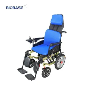 BIOBASE电动轮椅MFN805CT，带气动仰卧和手动抬腿智能轮椅，适用于医院