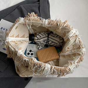 Bolso de hombro de poliéster de lujo, bolso informal reutilizable a la moda para mujer, portátil para viajes y compras, nuevo diseño - Product Image 2