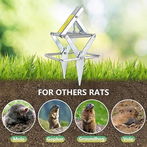 Piège à <span class=keywords><strong>taupe</strong></span> extérieur réutilisable ciseaux <span class=keywords><strong>taupe</strong></span> Gopher piège de contrôle des rongeurs matériau métallique solide pour pelouse jardin cour - Product Image 4