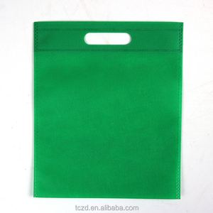 Customized logo Environmentally Friendly <b>Reusable</b> Grocery Store <b>Shopping</b> Four Finger <b>Bag</b> Non-woven Fabric <b>Reusable</b> T-shirt <b>Bag</b> - Product Image 2