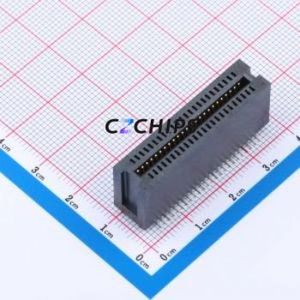 HEV48LP03BK Gold Finger Connector SMD,P=1.27mm Connector ( Connector Type: EDGE SLOT )( Pitch: 1.27mm )( Total PIN Count: 48P ) - Product Image 1