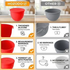Insert <span class=keywords><strong>de</strong></span> bol en silicone <span class=keywords><strong>de</strong></span> qualité alimentaire réutilisable compatible avec le batteur <span class=keywords><strong>KitchenAid</strong></span> pour la pâte - Product Image 3