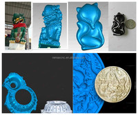 3D pemindai tiga dimensi otomatis Desktop Laser biru untuk pemindaian barang kecil